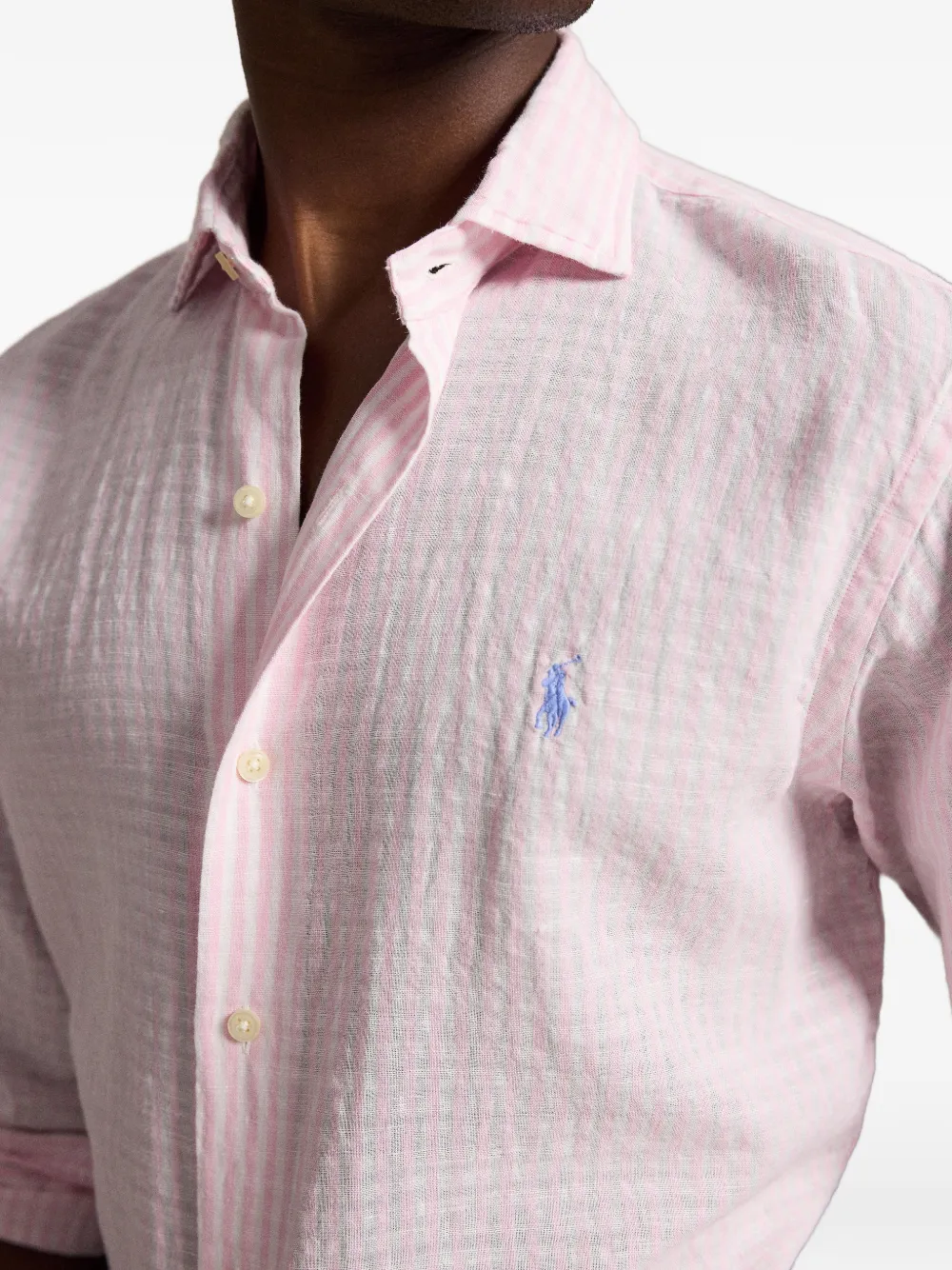 Polo Ralph Lauren Gestreept overhemd Roze