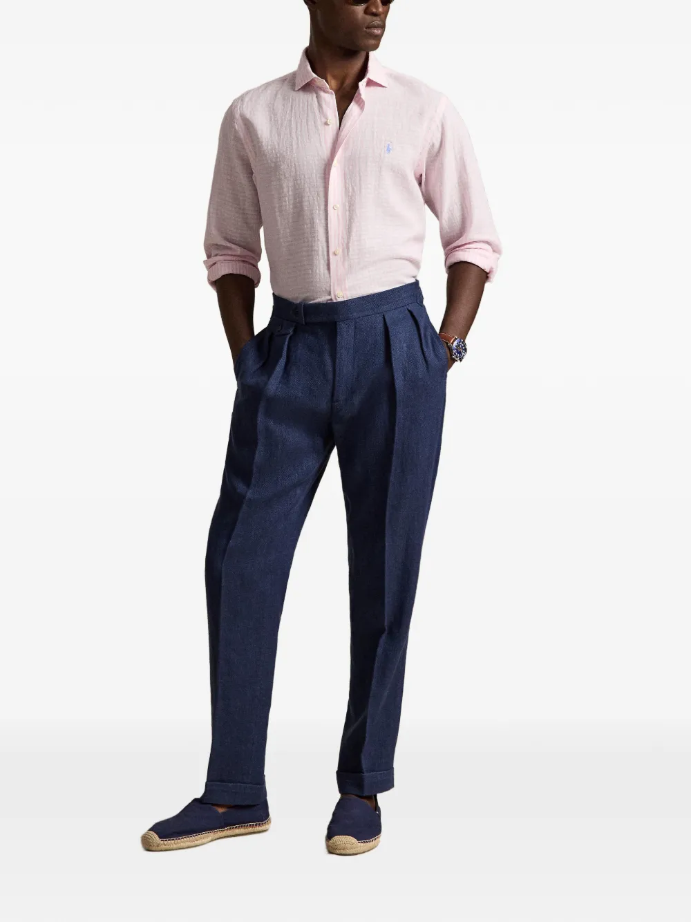 Polo Ralph Lauren Gestreept overhemd Roze
