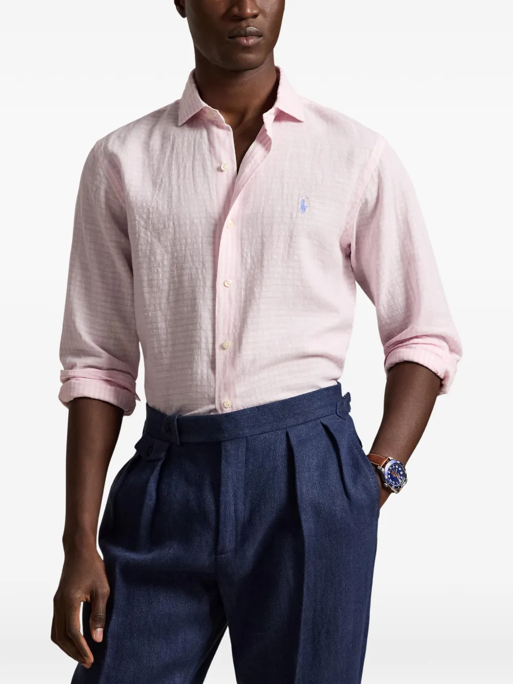Polo Ralph Lauren Gestreept overhemd Roze