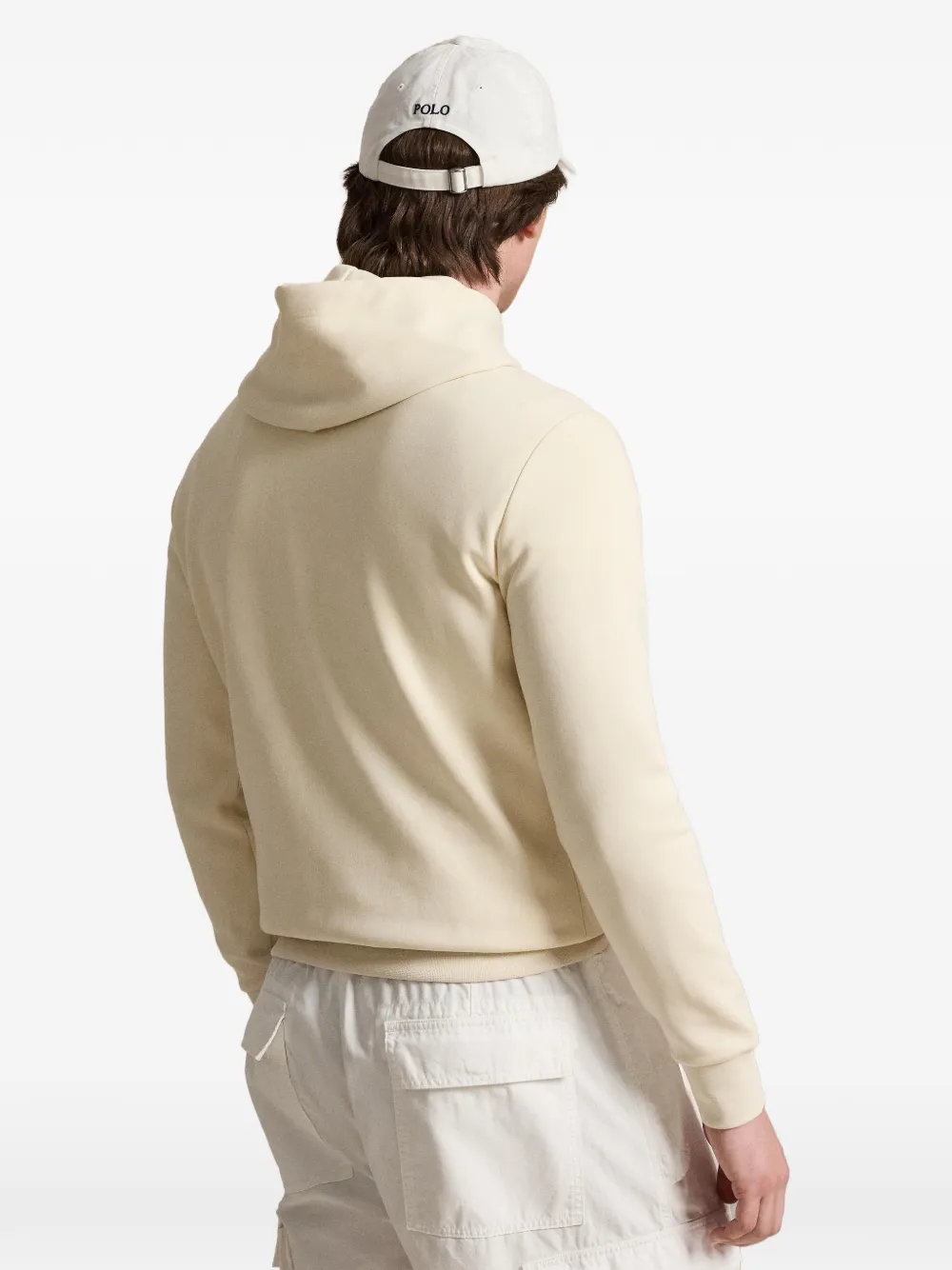 Polo Ralph Lauren Hoodie met geborduurd logo Beige