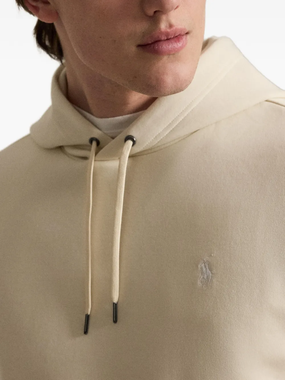 Polo Ralph Lauren Hoodie met geborduurd logo Beige