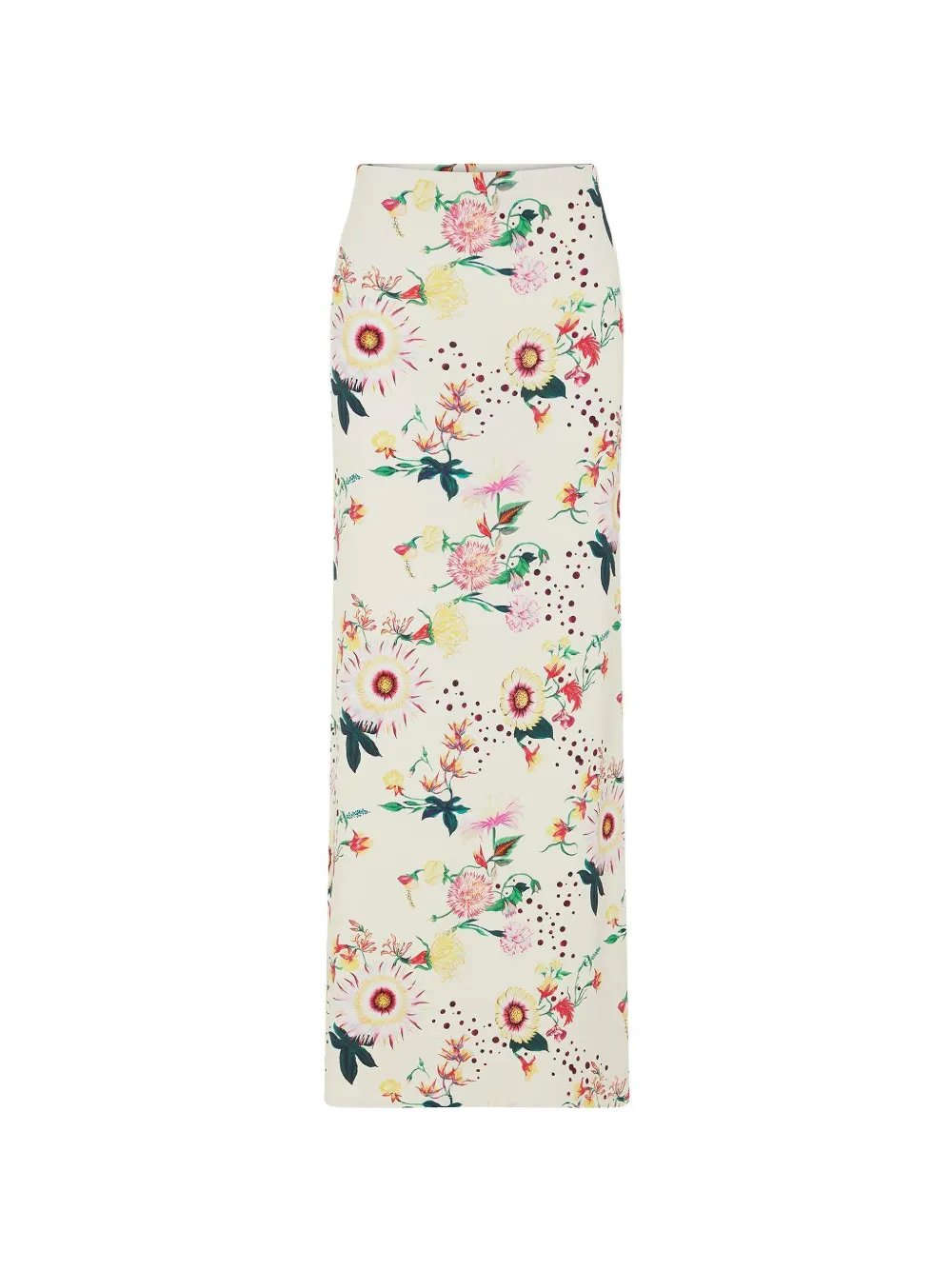 Rabanne floral maxi skirt - Toni neutri