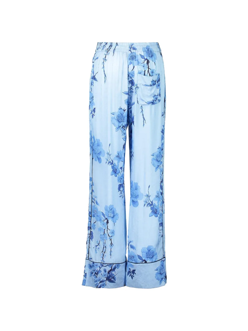 Borgo De Nor floral havana trousers - Blu