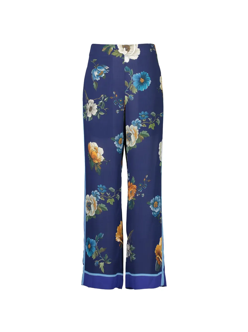 Borgo De Nor Jamie floral stripe trousers - Blu