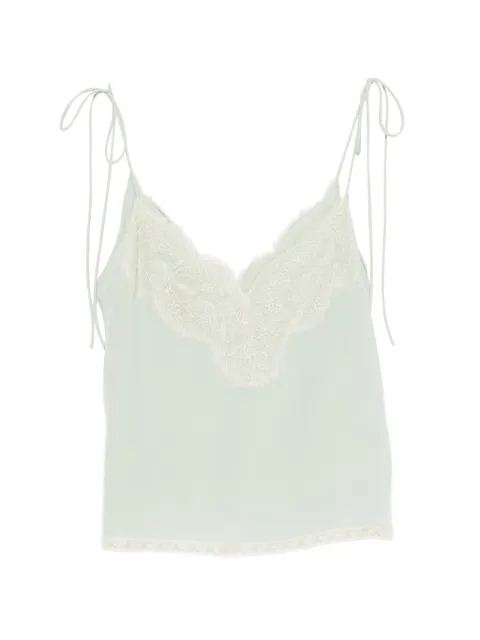 Valentino Garavani laced-trim blouse