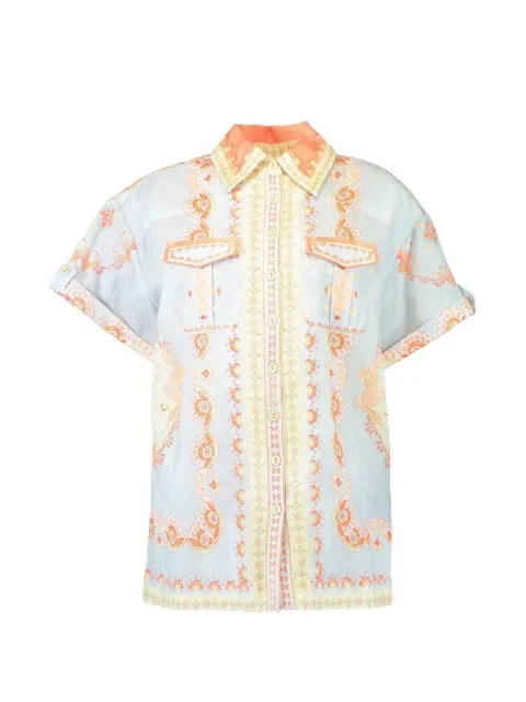 KATE FORD playera oversize con botones