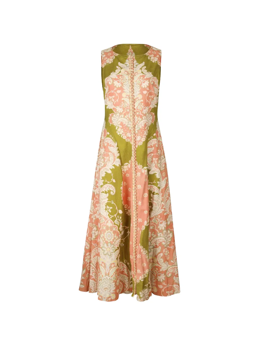 KATE FORD paneled girasole dress - Grün