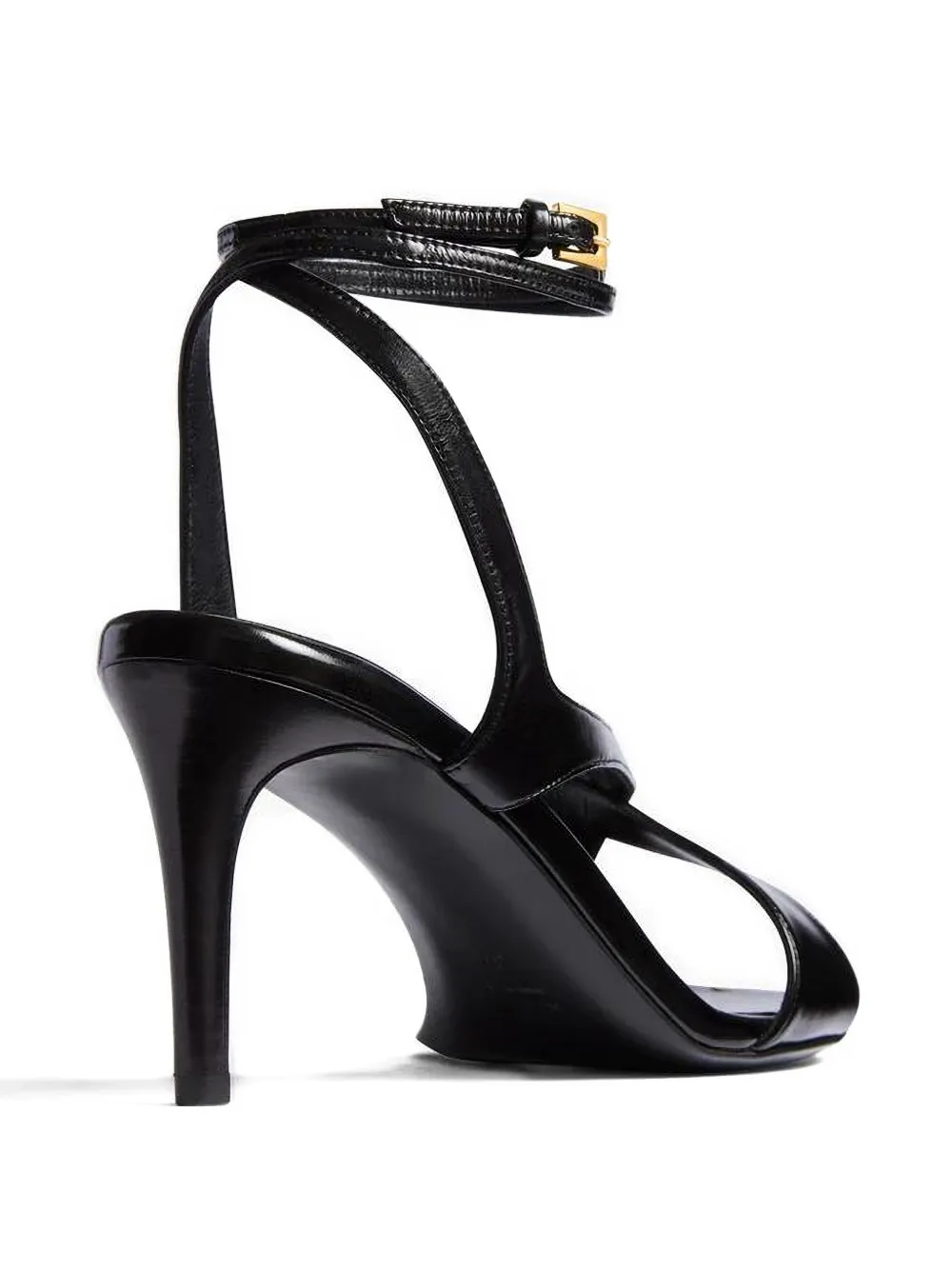 KHAITE 75mm Liria sandals Zwart