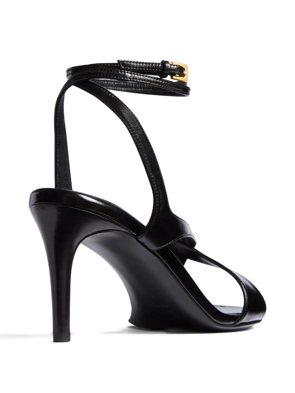 KHAITE 75mm Liria sandals Zwart