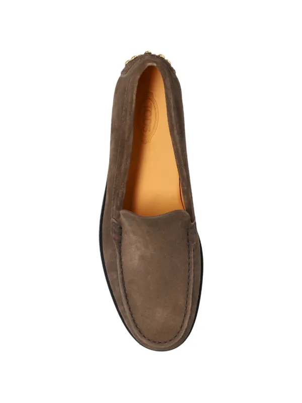 Tod's スタッズ ローファー | ブラウン | FARFETCH JP