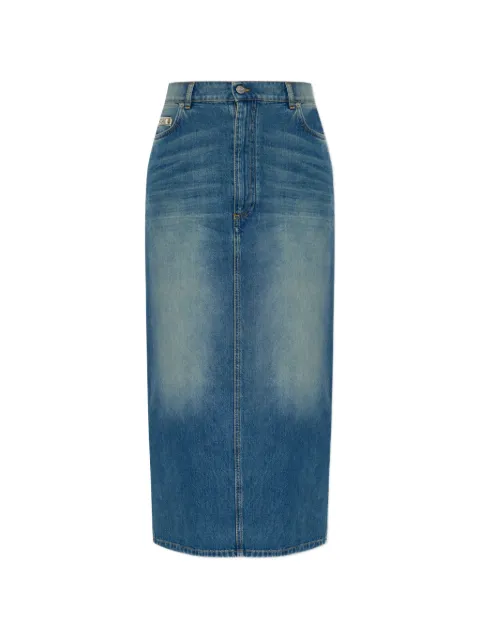Moschino — logo-label midi skirt