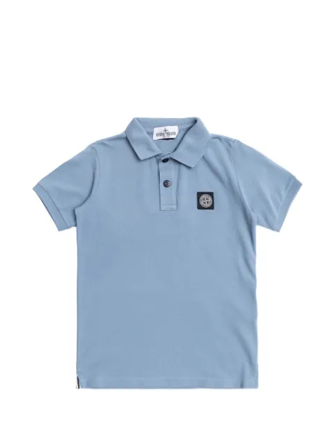 Stone Island Junior playera tipo polo con parche