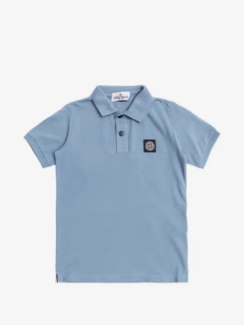 Stone Island Junior patch polo top