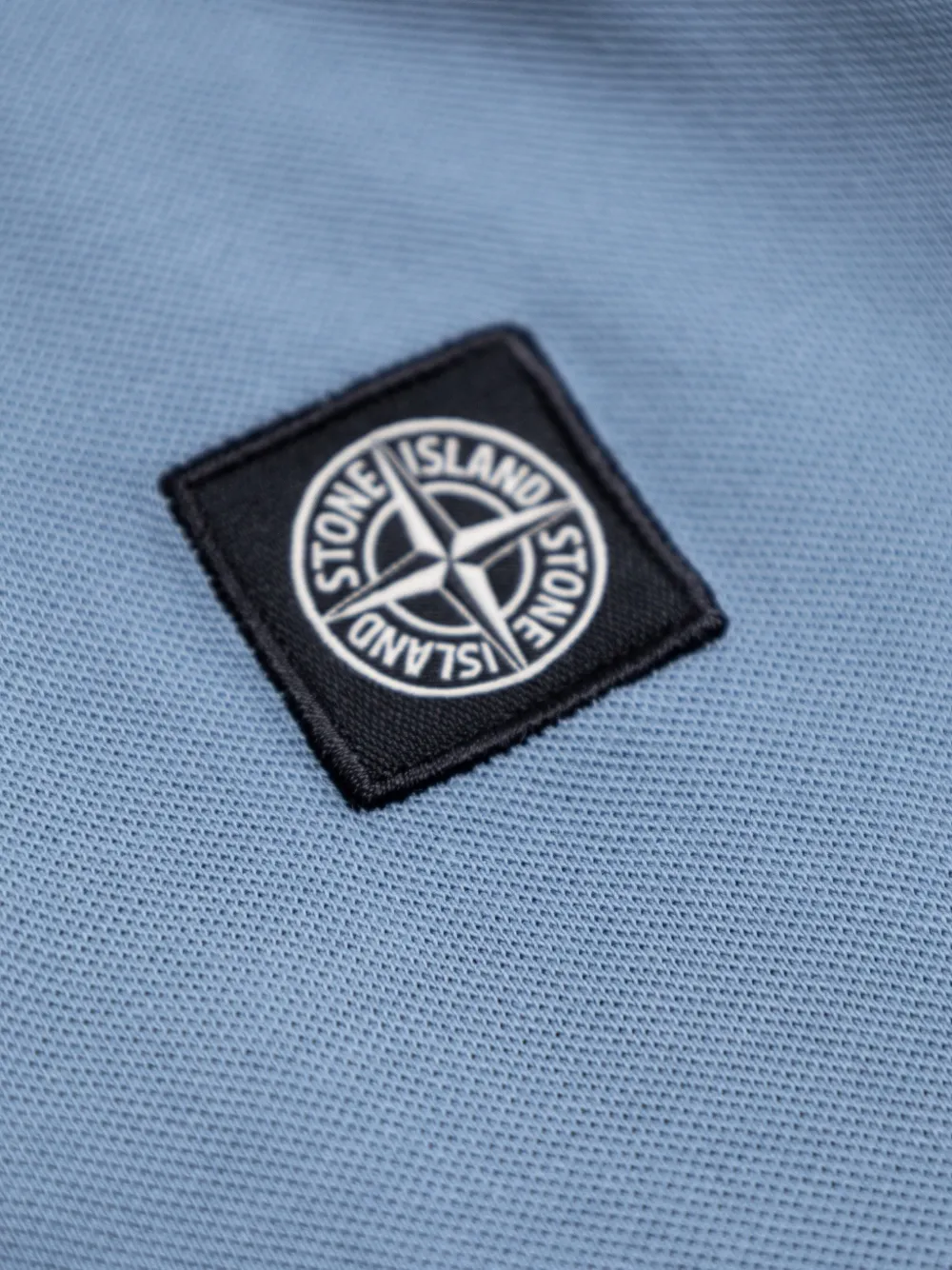  Stone Island Junior Patch Polo Top - Blue 