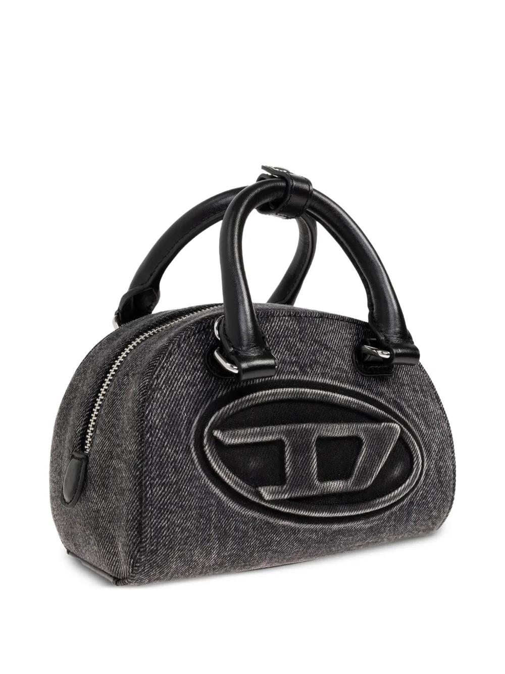 Diesel 1DR Dome 2.0 shopper met logo Grijs