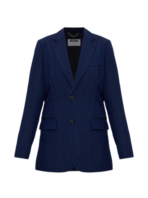 Moschino pinstripe button jacket