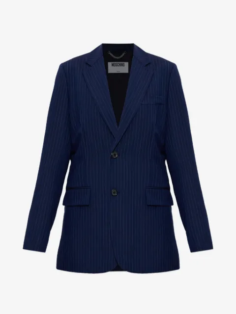 Moschino pinstripe button jacket