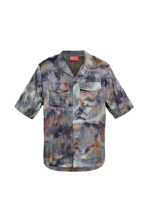 Diesel abstract-print short-sleeve shirt