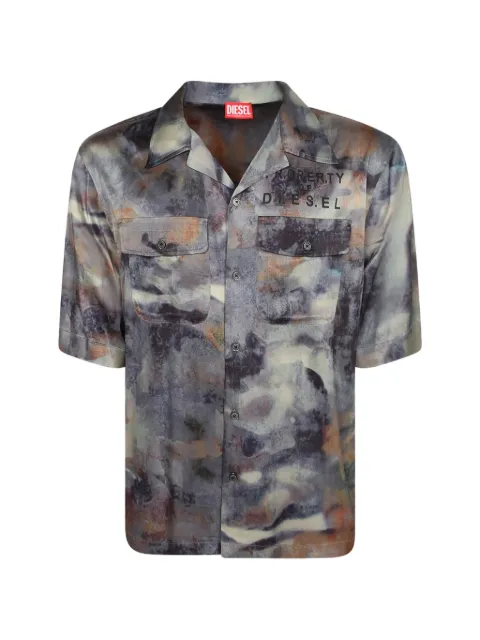 Diesel abstract-print short-sleeve shirt
