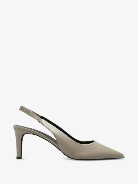 Furla point-toe slingback court sandals 