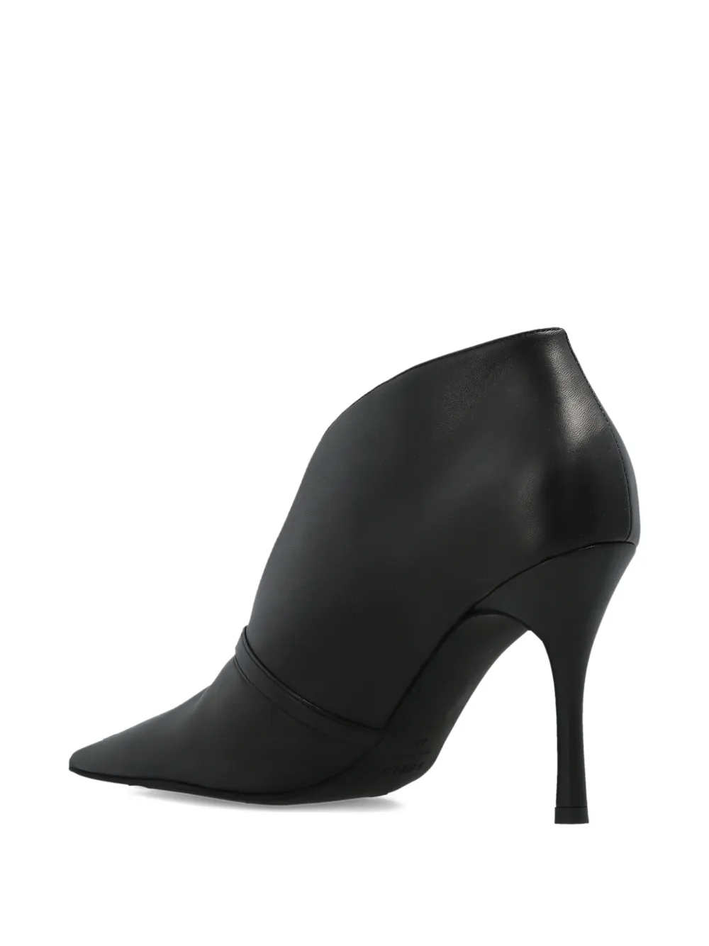 Furla strap heeled boots Zwart