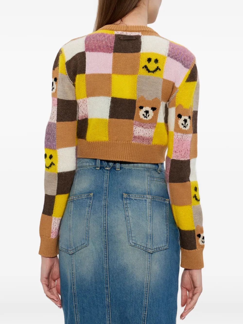 Moschino Wollen vest Bruin