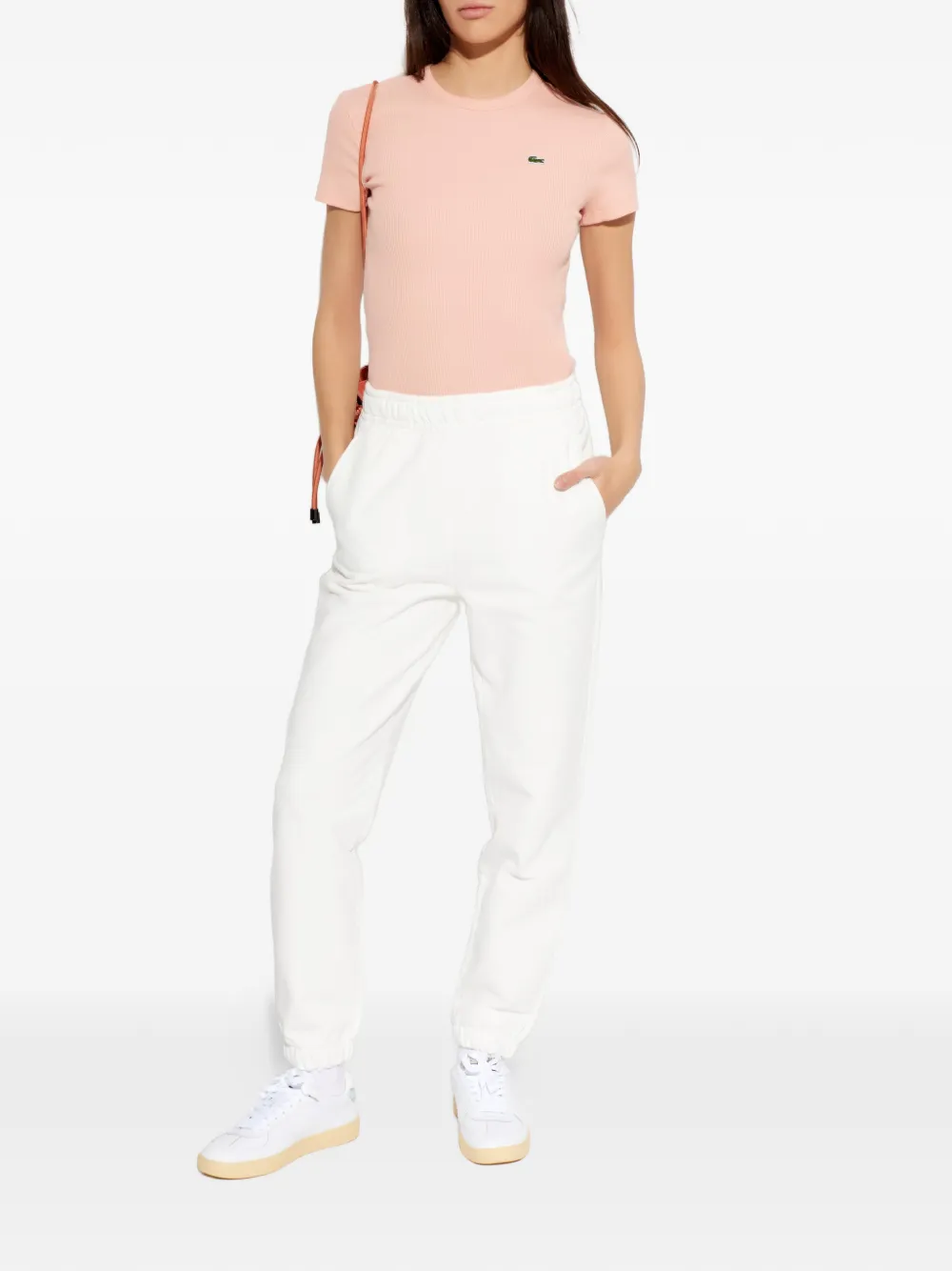 Lacoste Cotton Logo T-shirt - Pink 