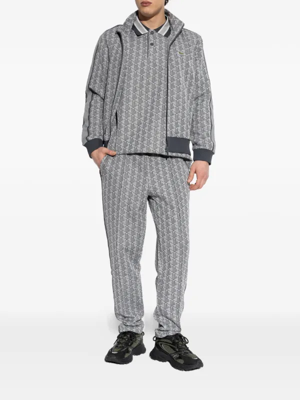 Lacoste モノグラム ポロシャツ | グレー | FARFETCH JP
