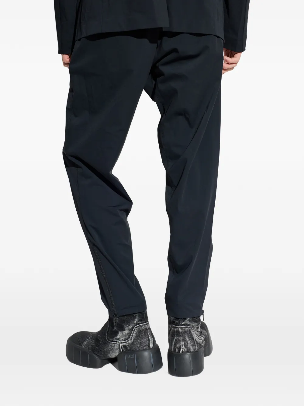 Diesel Elastische broek Zwart