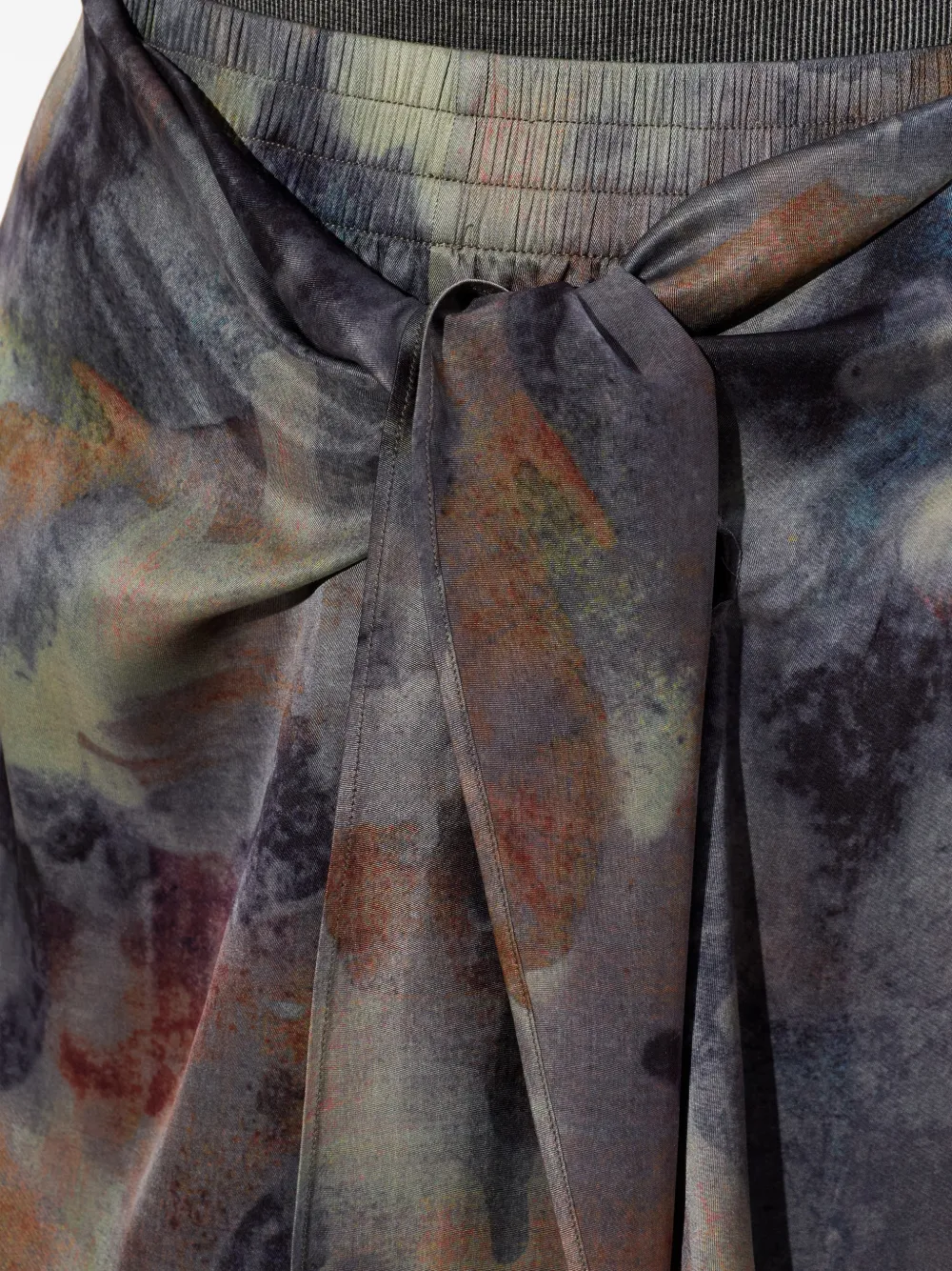 Diesel S-Talia shorts met gestrikt detail Grijs