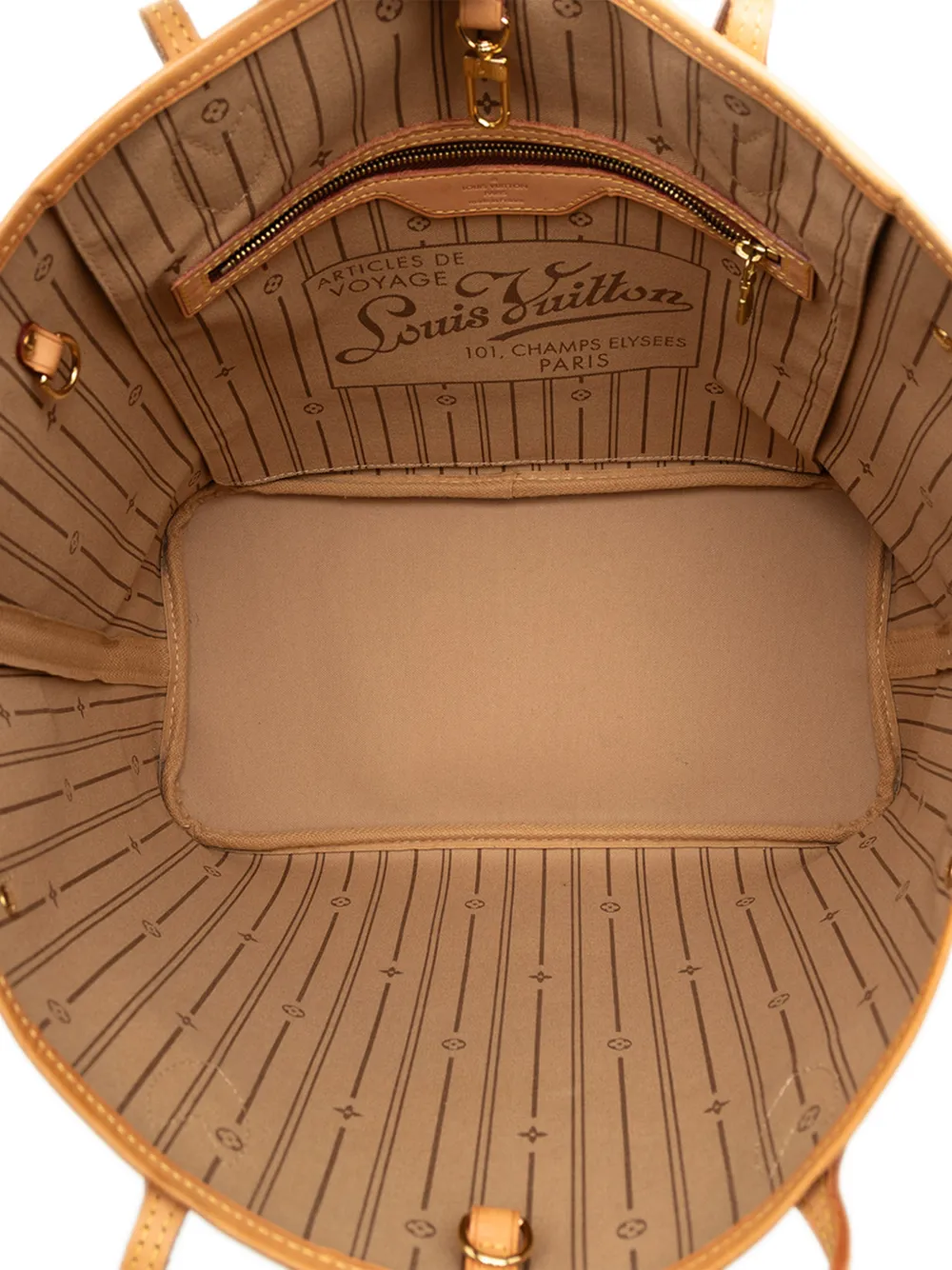 2010 Monogram Neverfull Mm Tote Bag