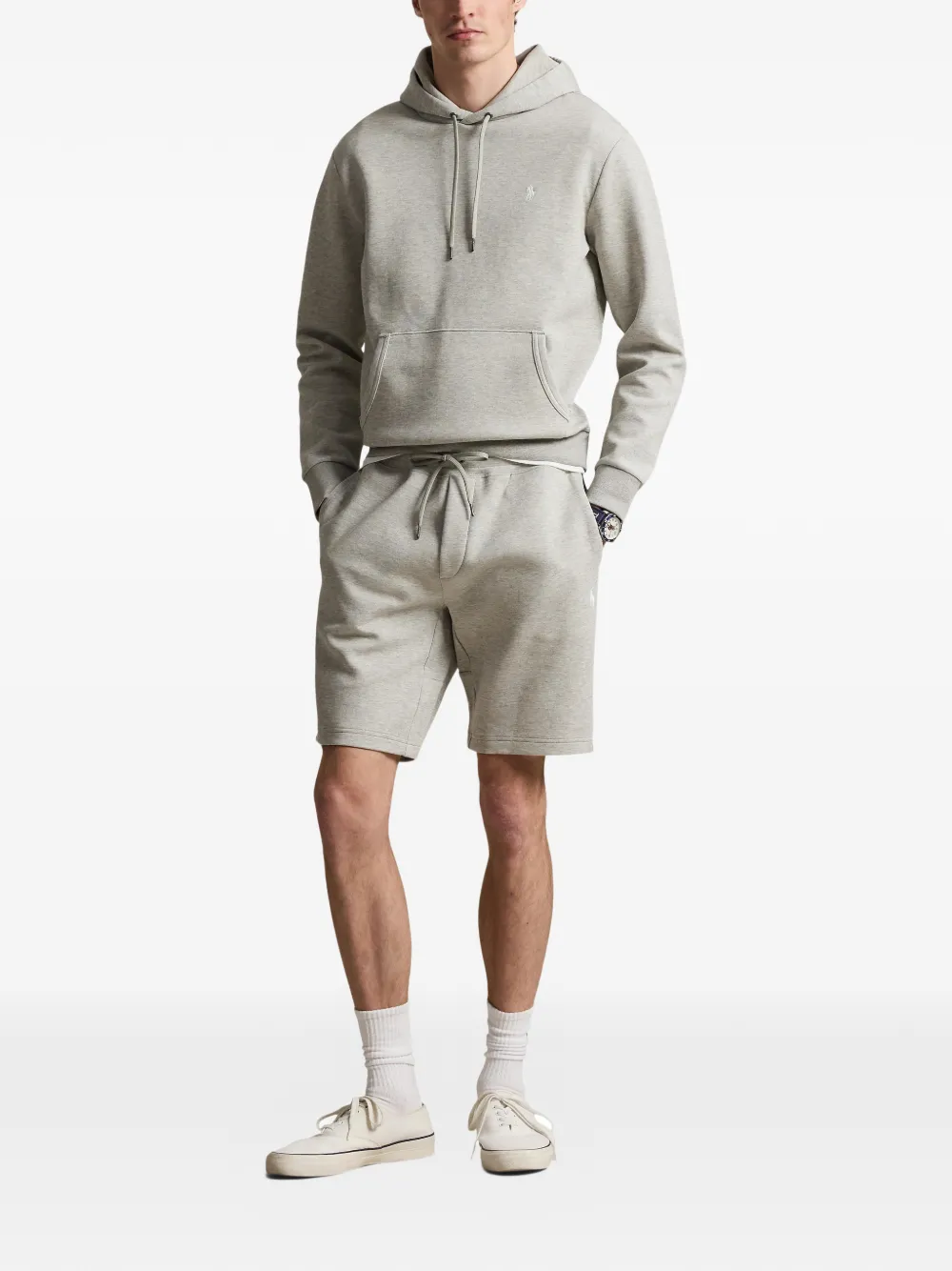Polo Ralph Lauren Gebreide shorts met borduurwerk Grijs