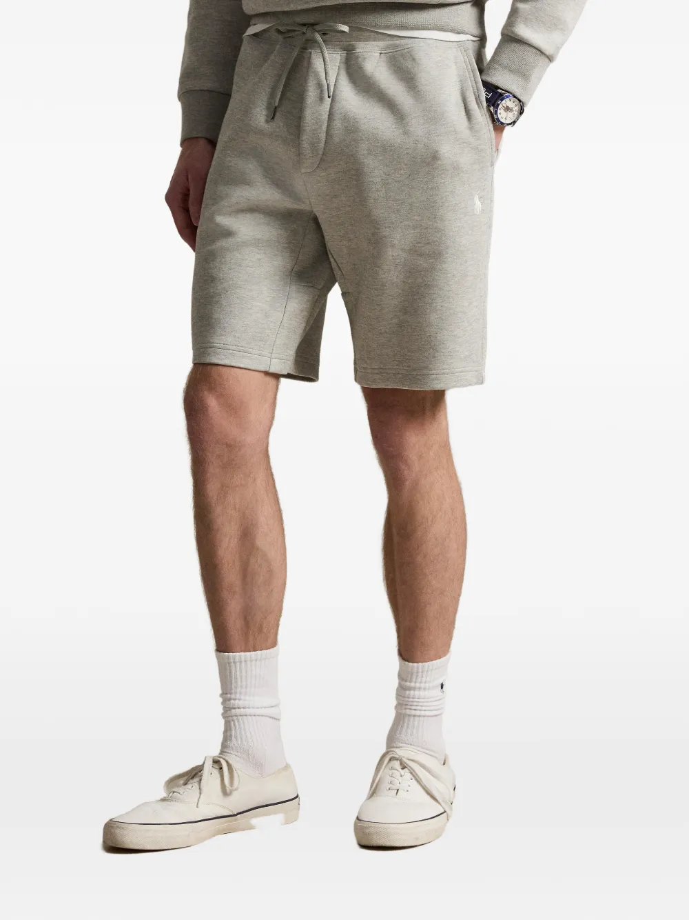 Polo Ralph Lauren Gebreide shorts met borduurwerk Grijs