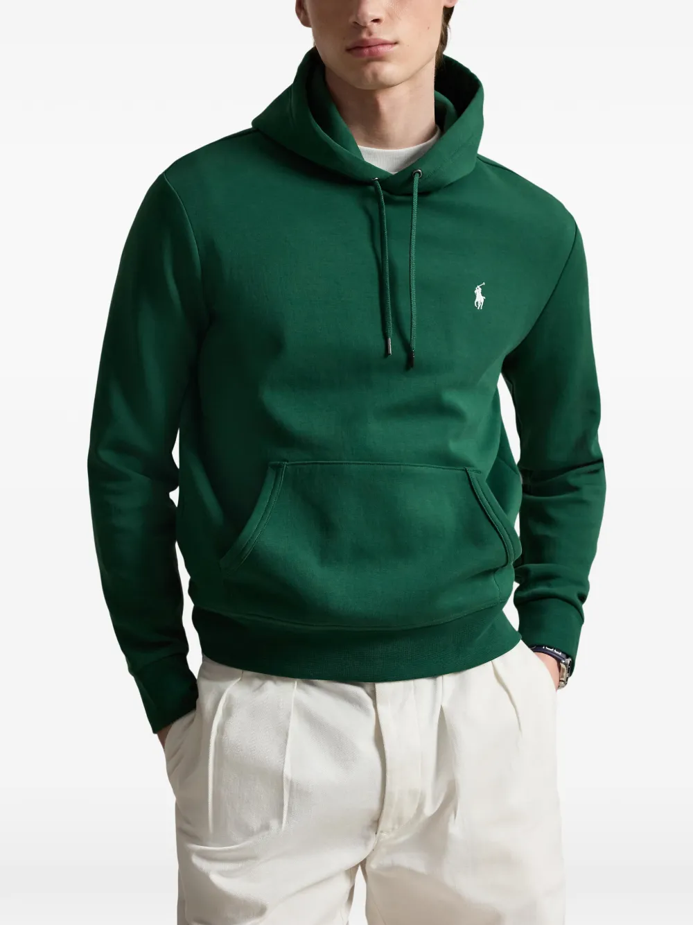 Polo Ralph Lauren Polon Pony dubbelgebreide hoodie Groen