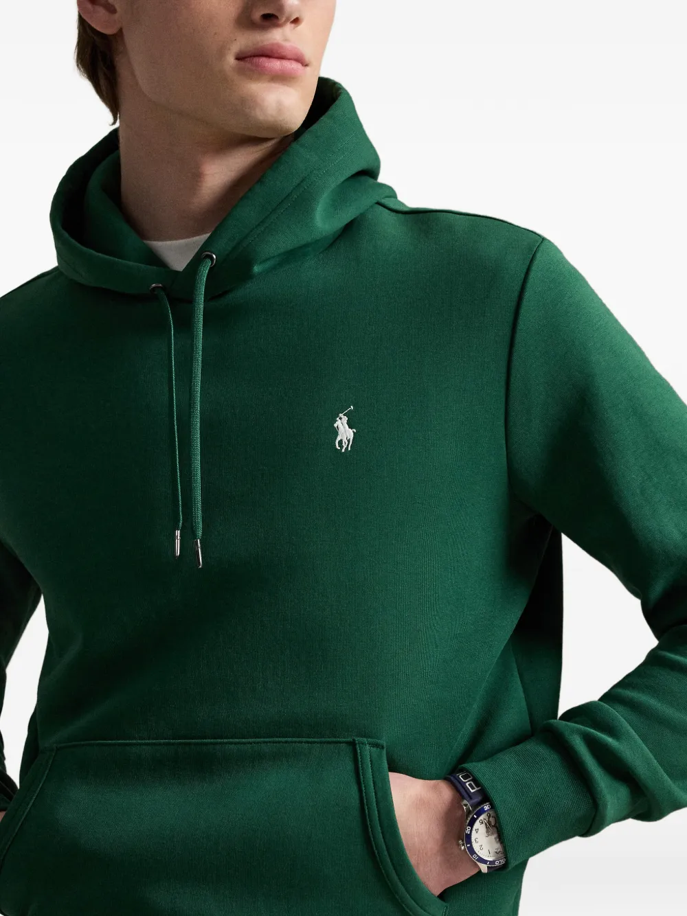 Polo Ralph Lauren Polon Pony dubbelgebreide hoodie Groen