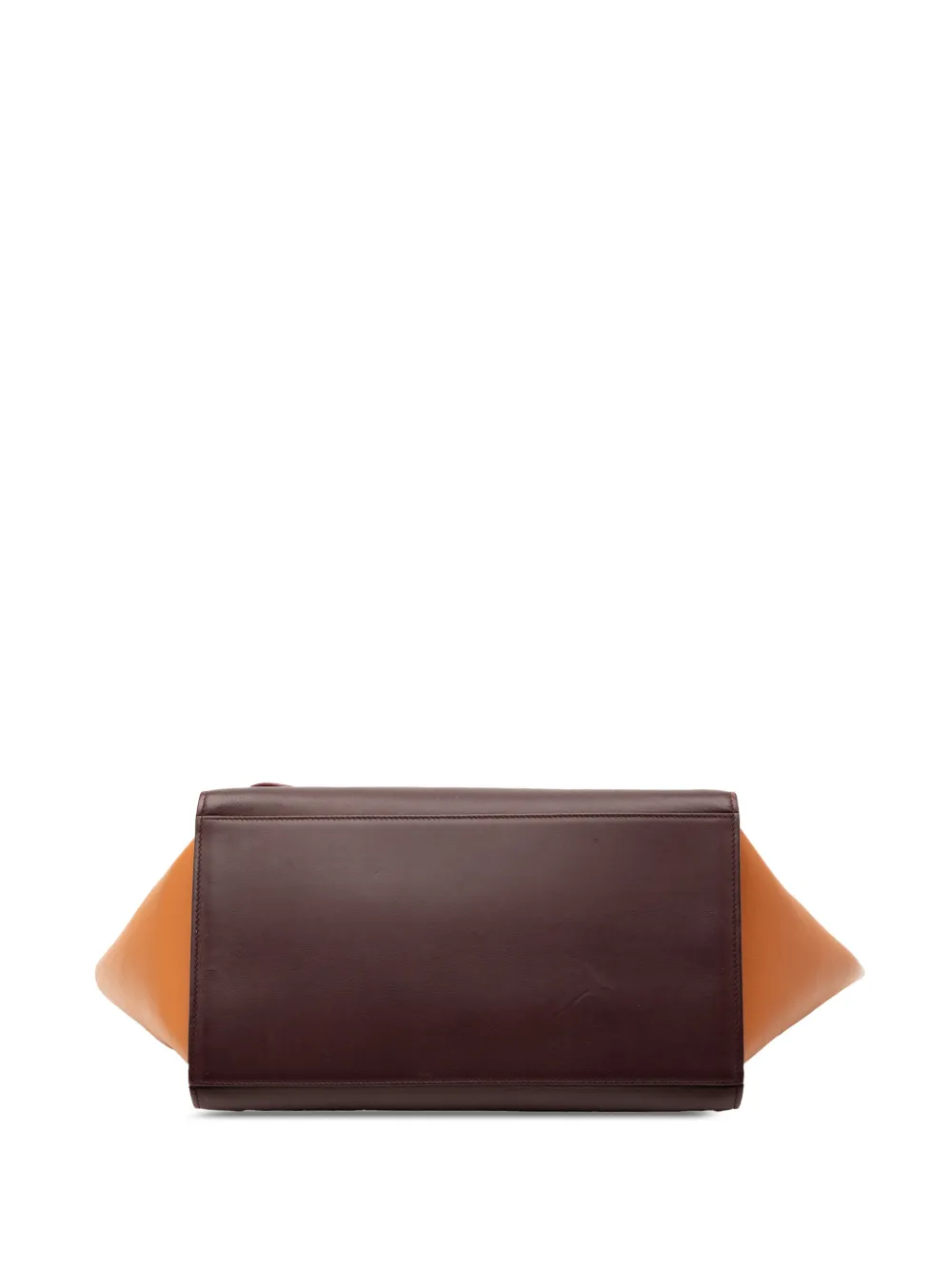 2014 Medium Tricolor Leather Trapeze Satchel