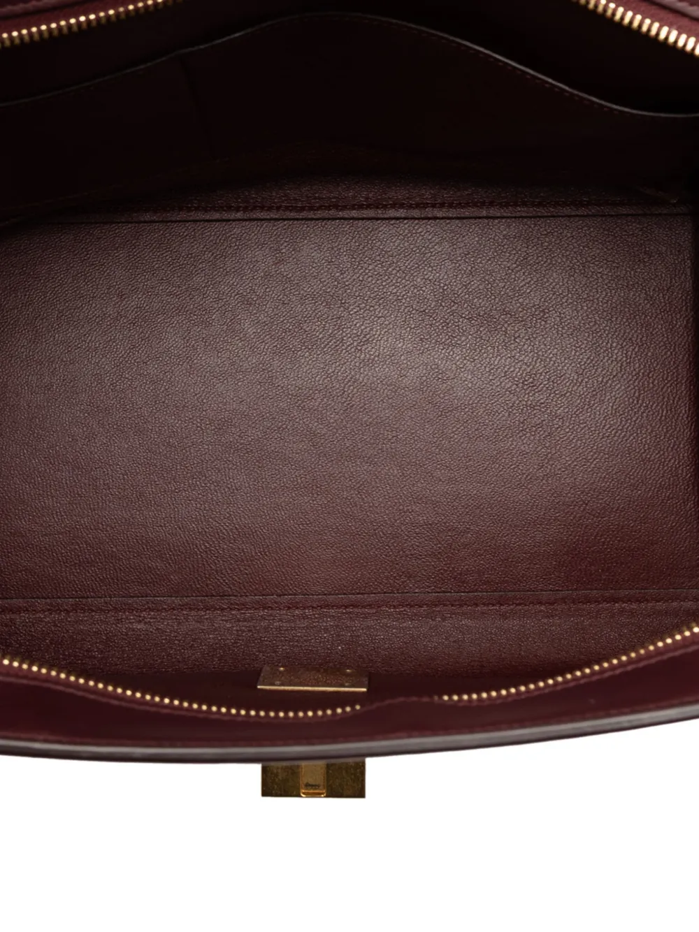 2014 Medium Tricolor Leather Trapeze Satchel