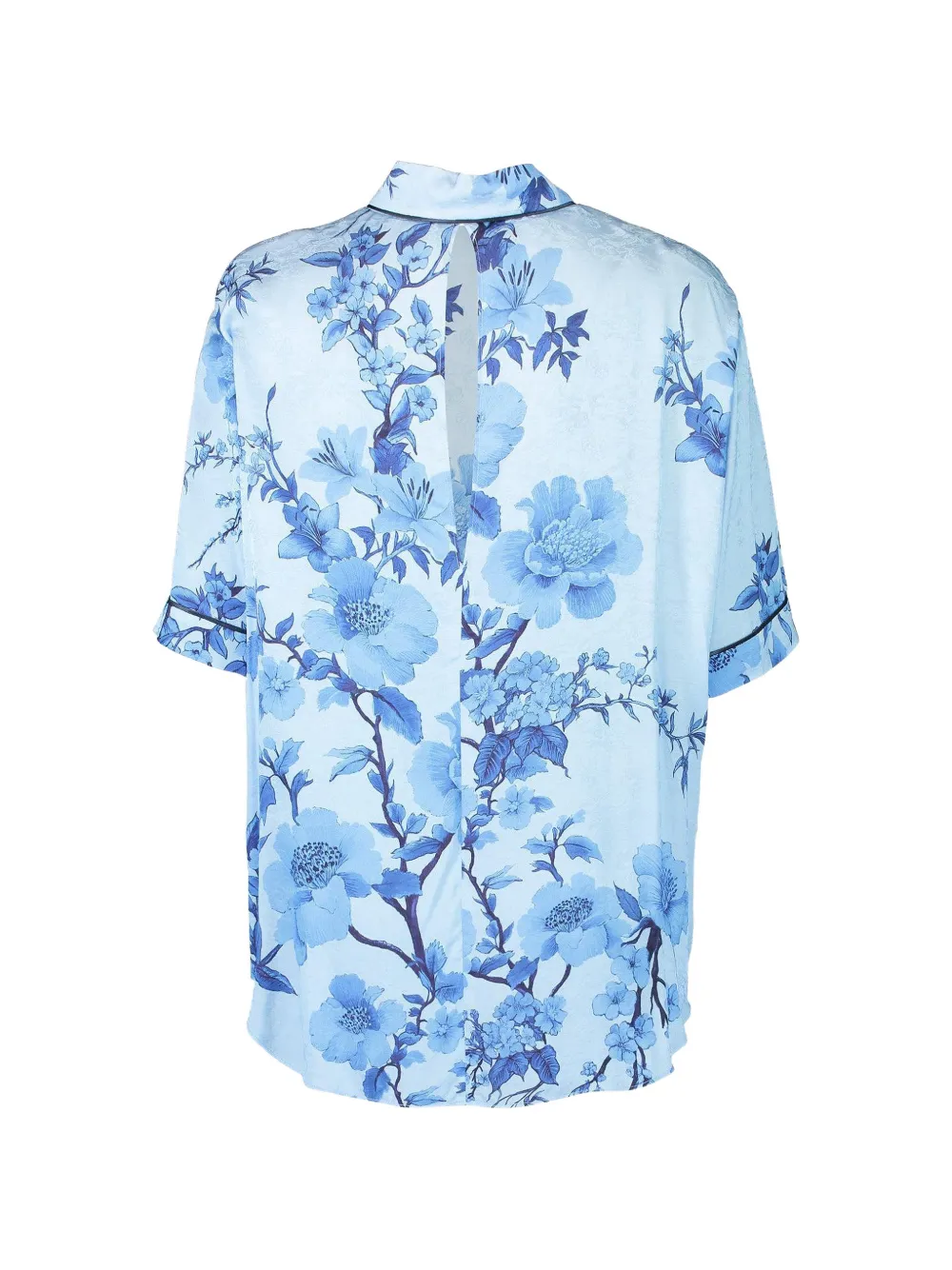 Borgo De Nor Akari floral fluid top - Blauw