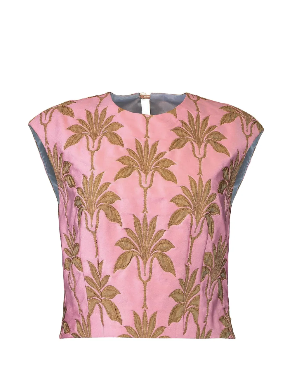 Odeeh Sleeveless floral shirt - Rosa