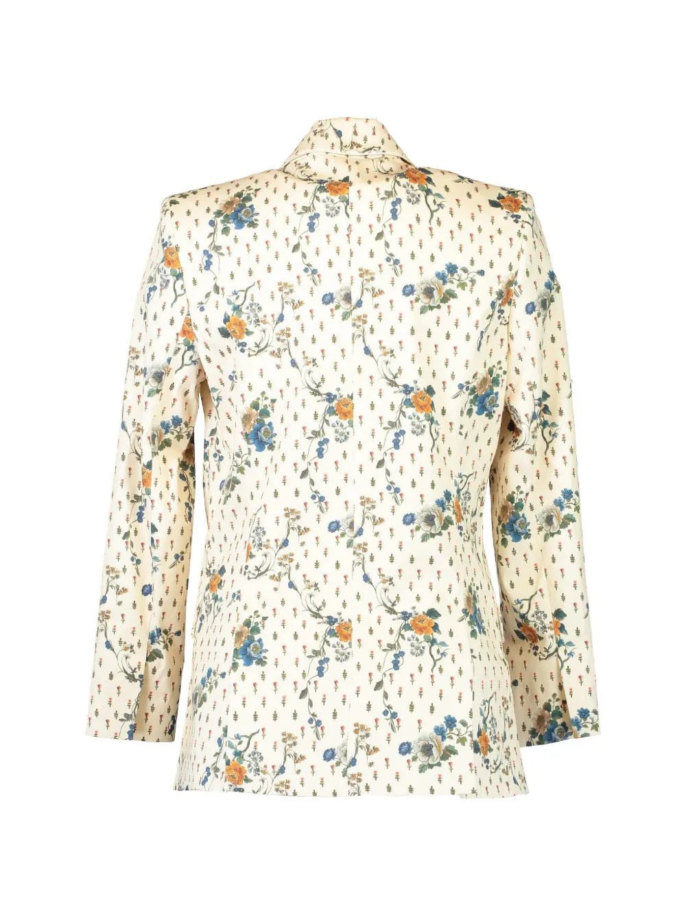  Borgo De Nor Floral Twill Quinn Jacket - Neutrals 