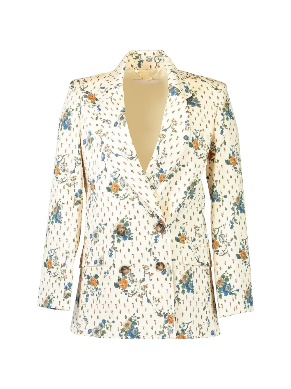Borgo De Nor floral twill quinn jacket - Toni neutri