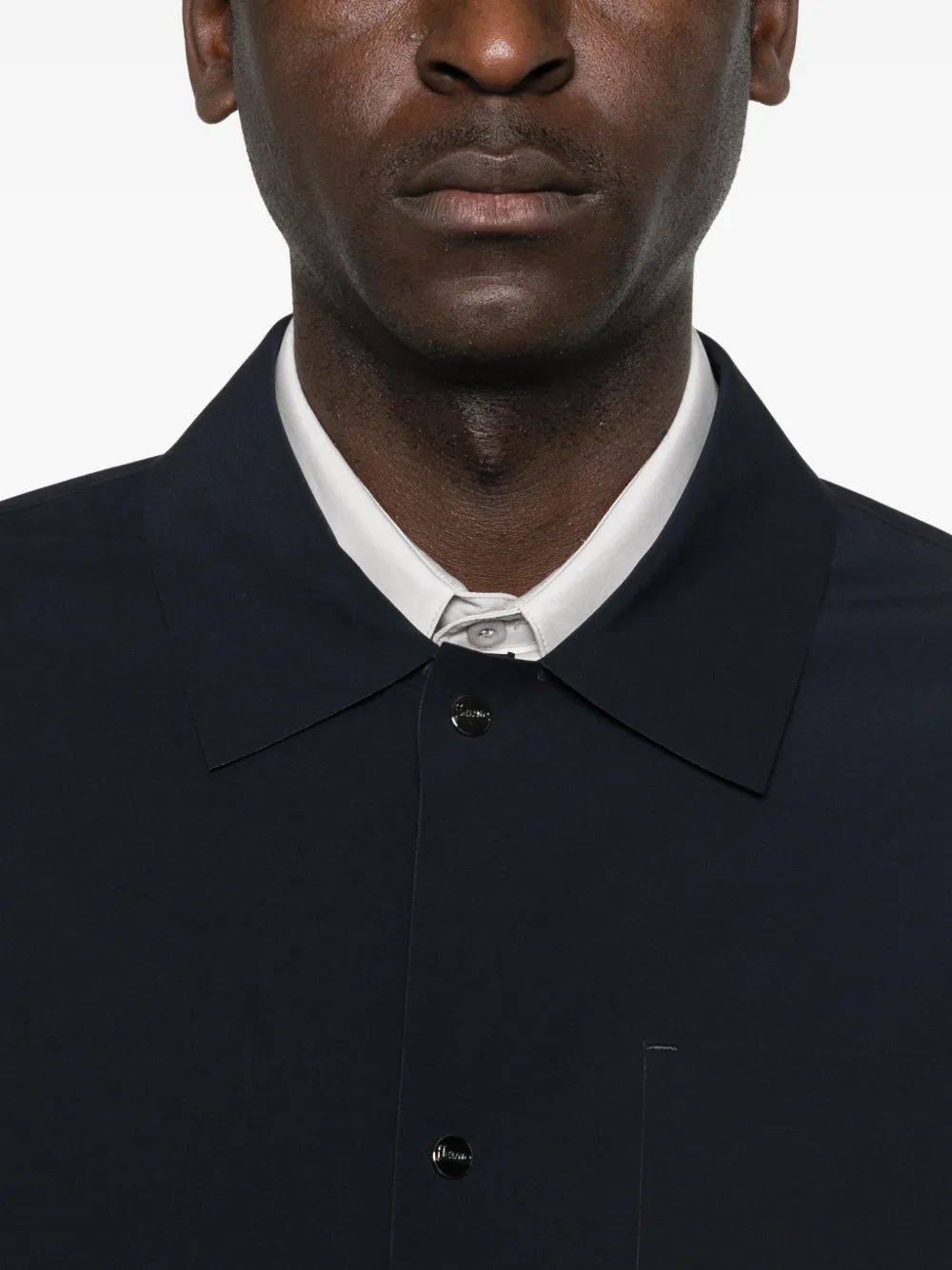 Herno Shirtjack met knopen Zwart