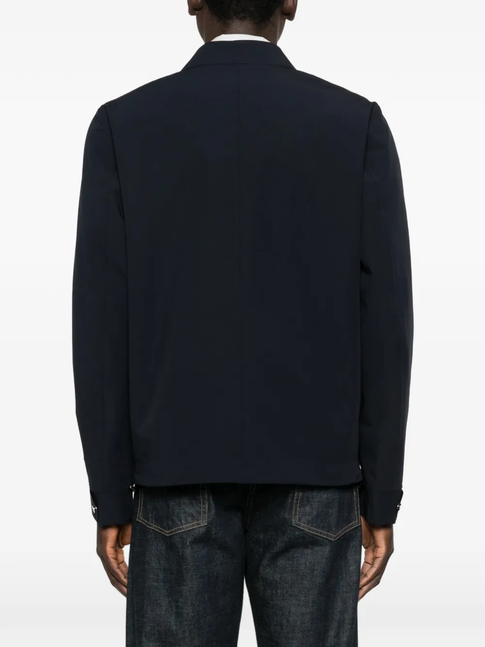 Herno Shirtjack met knopen Zwart