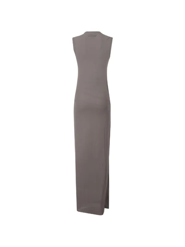 slim fit dress slacks Jean Paul Gaultier Constellation Galaxy Illusion Long Dress