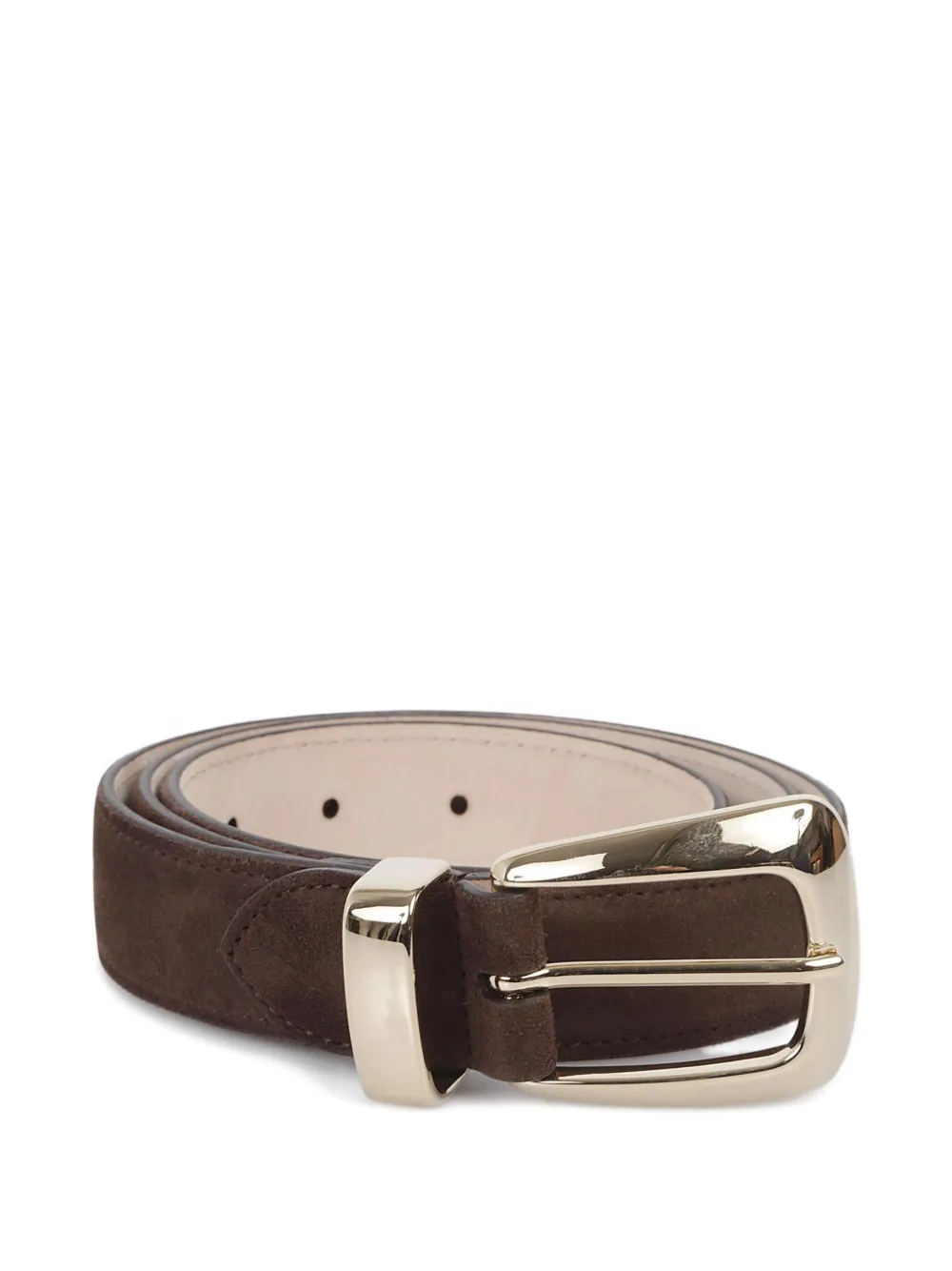 KHAITE gold buckle belt - Bruin