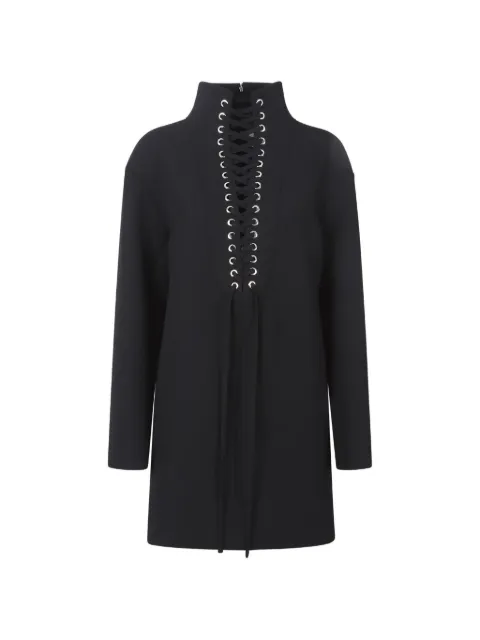 KHAITE lace-up high-neck lee dress