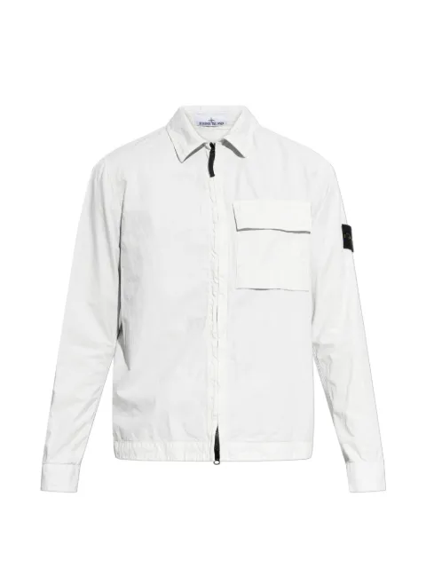 Stone Island patch-pocket shirt jacket