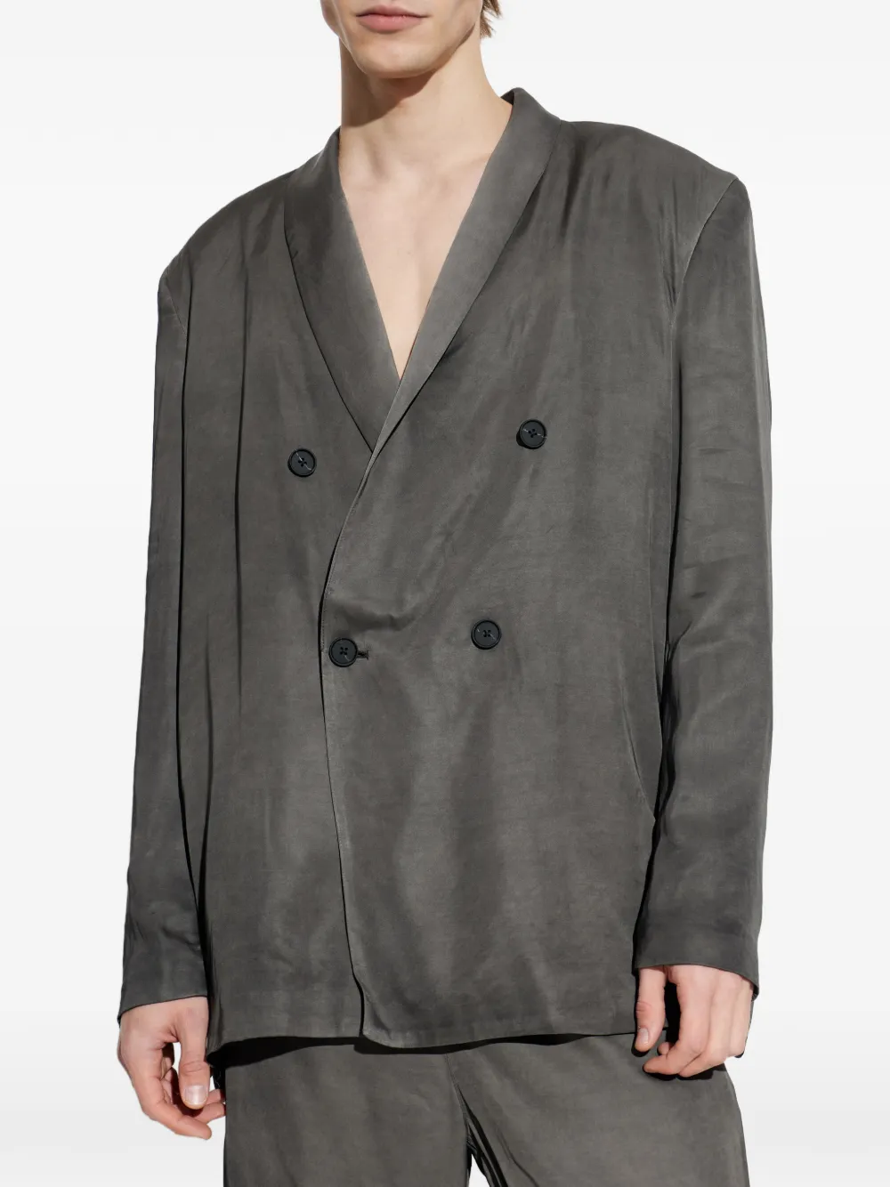  Diesel Double-breasted Blazer - Grey 