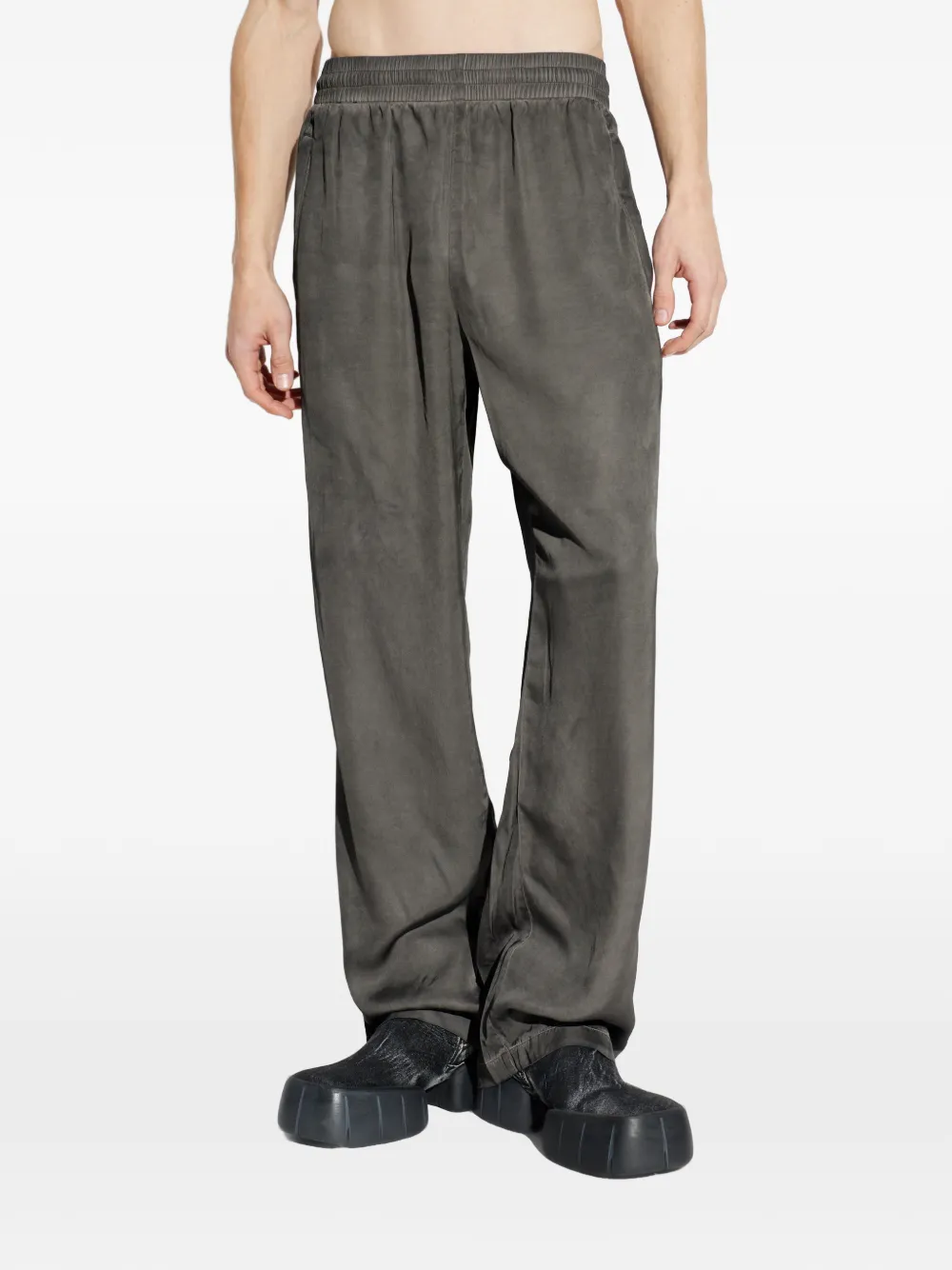  Diesel Pantalon à Taille élastiquée - Gris 