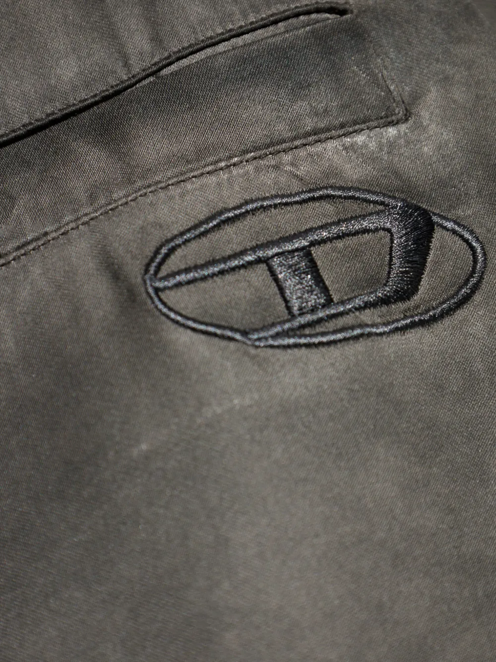 Diesel Elastische broek Grijs